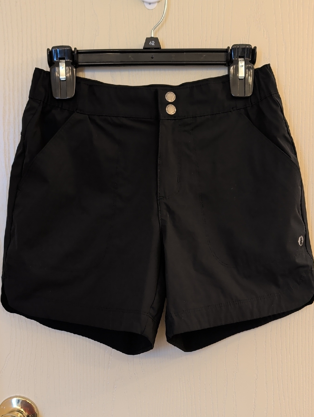 The American Outdoorsman Womens Black Active Utility Shorts Size S